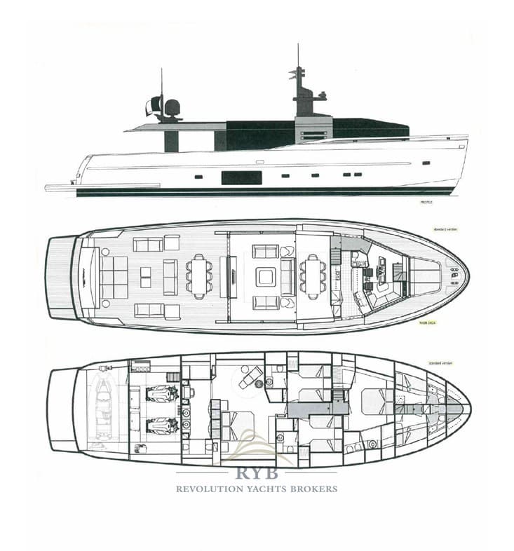 Arcadia Yachts Arcadia 85' usato - foto hero 2