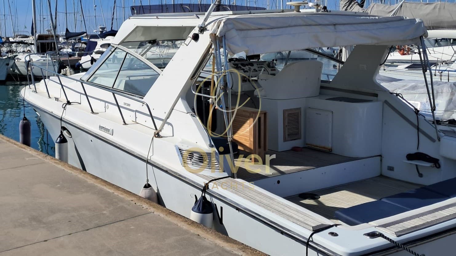 Trojan Yacht-Bertram 38 Express - Deck View Trojan Yacht-Bertram 38 Express - Deck View