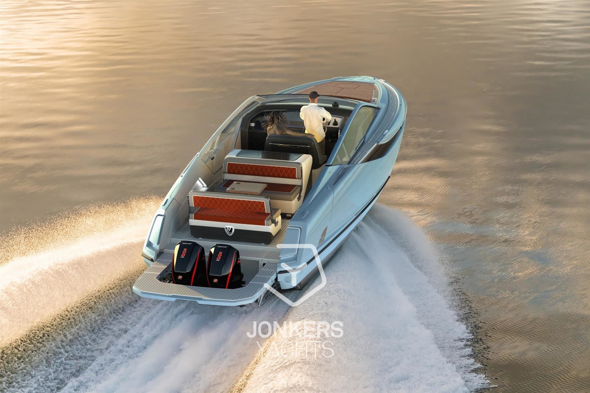 Fairline F//Line 33 Outboard - Interior View Fairline F//Line 33 Outboard - Interior View