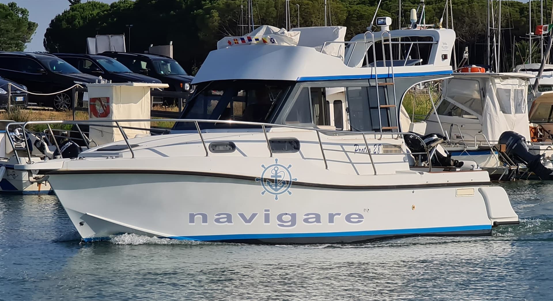 Ala Blu Proteo 28 Flying Bridge - Main View Ala Blu Proteo 28 Flying Bridge - Main View