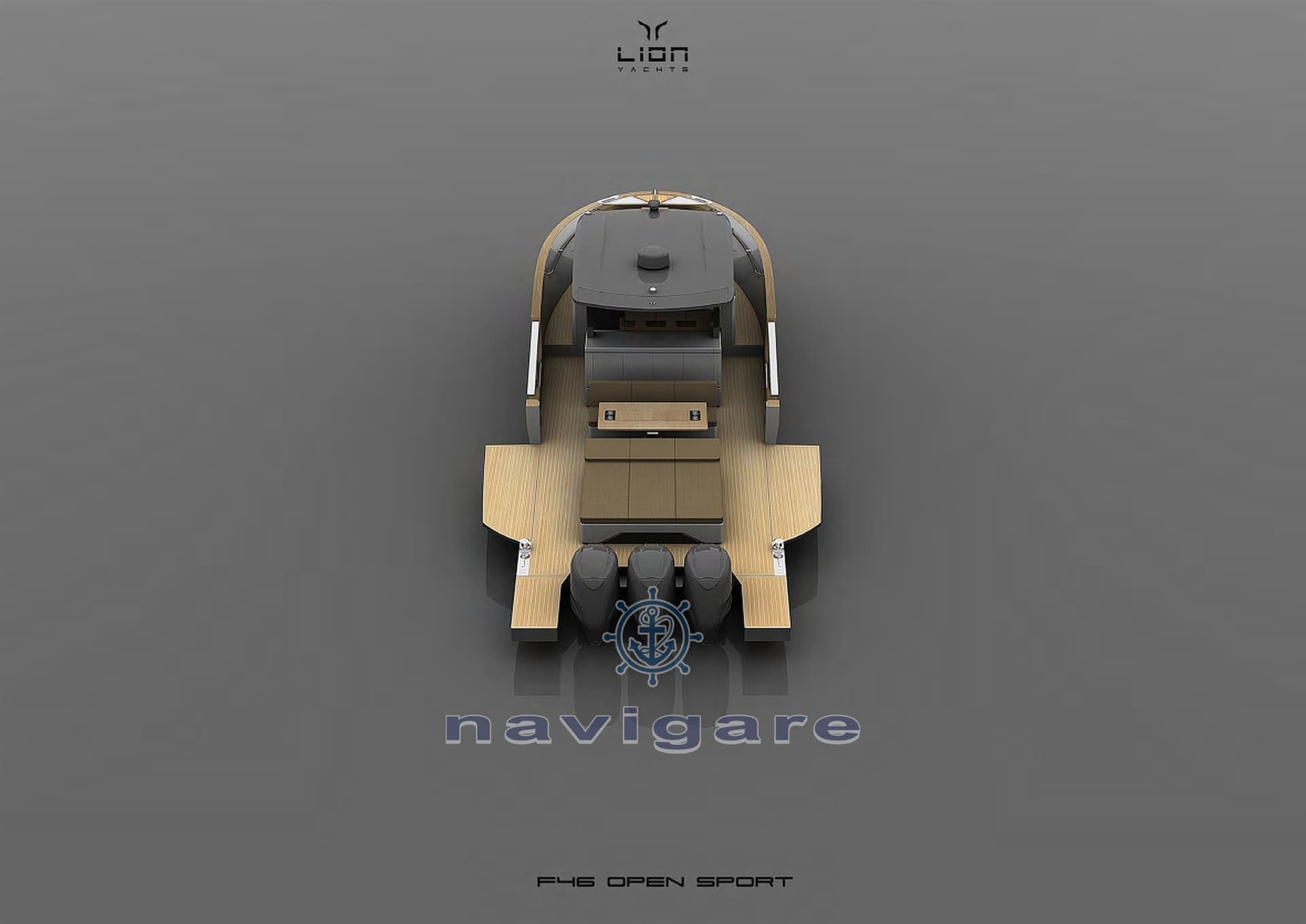 Lion Yachts F46 Open Sport - Deck View Lion Yachts F46 Open Sport - Deck View