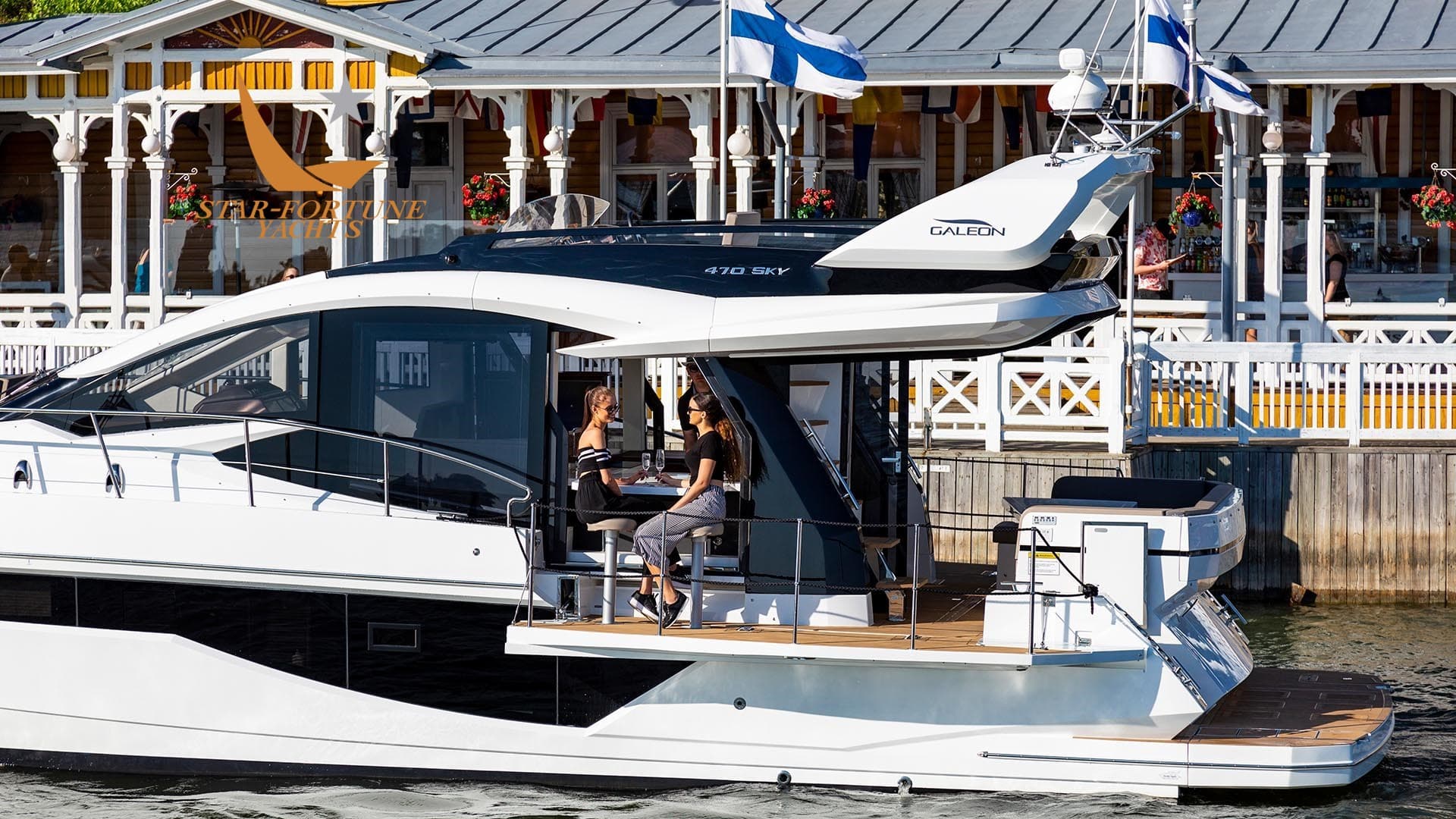 Galeon 470 Skydeck - Deck View Galeon 470 Skydeck - Deck View