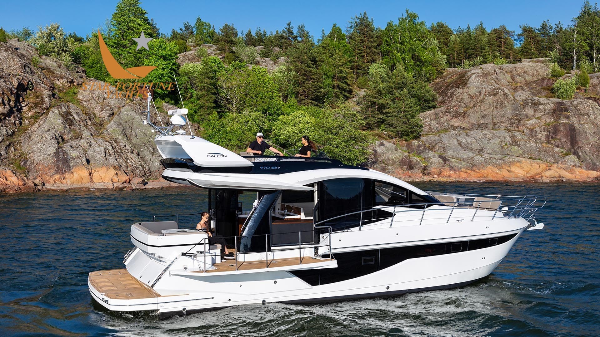 Galeon 470 Skydeck - Detail View 1 Galeon 470 Skydeck - Detail View 1