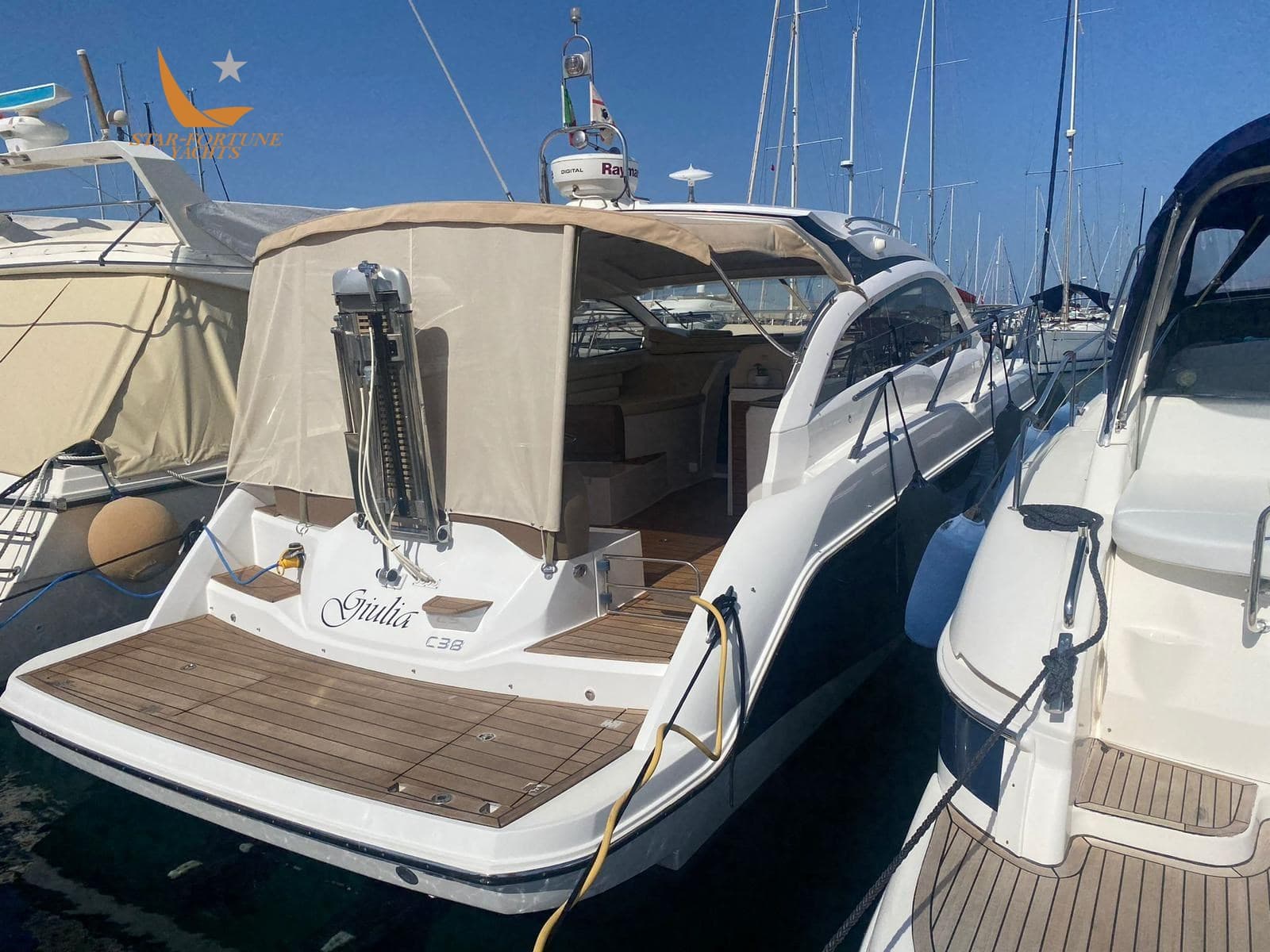 Sessa Marine C38 - Detail View 1 Sessa Marine C38 - Detail View 1