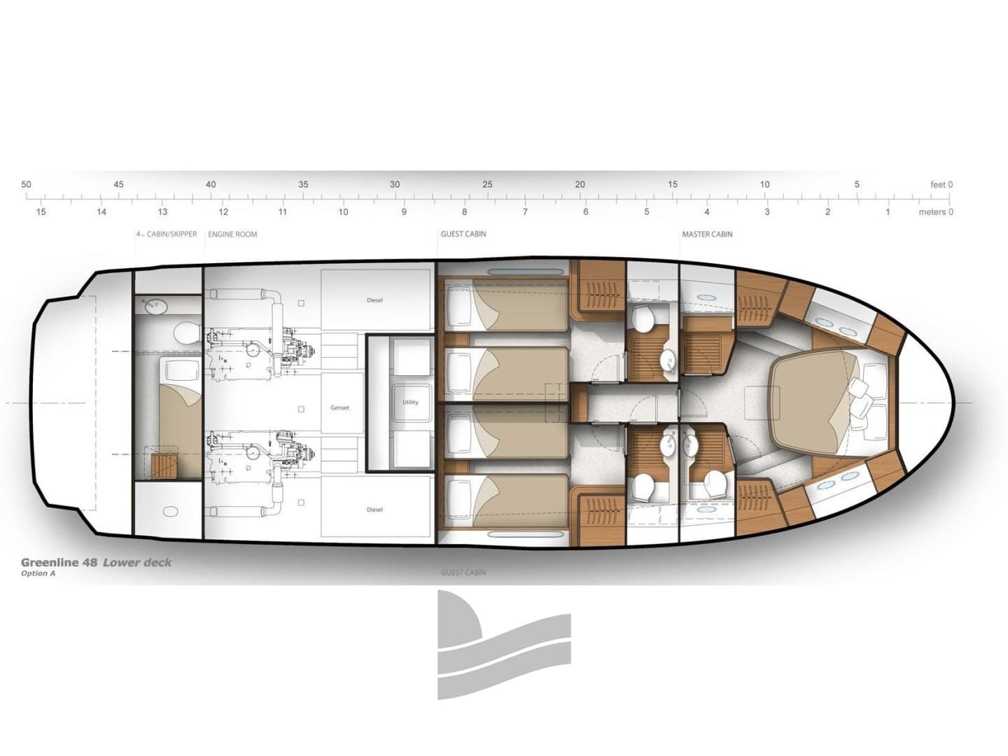 Greenline Yachts 48 Fly usato - dettaglio 4
