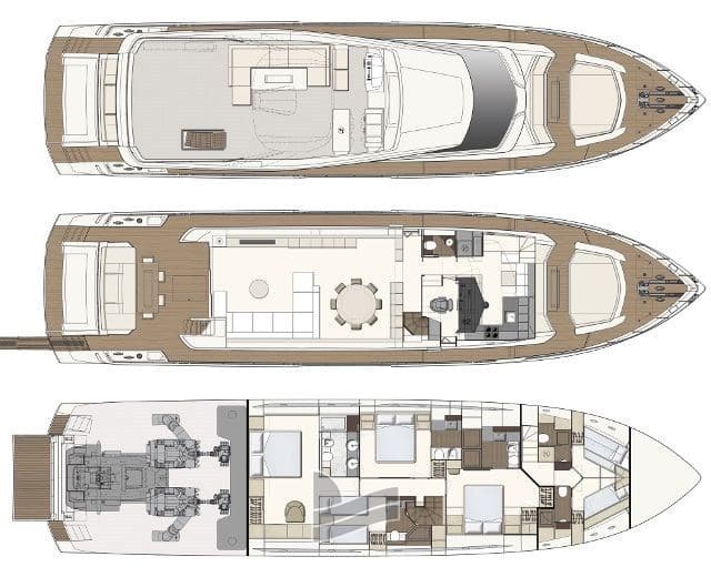 Ferretti Yachts F850 HT usato - foto hero 3