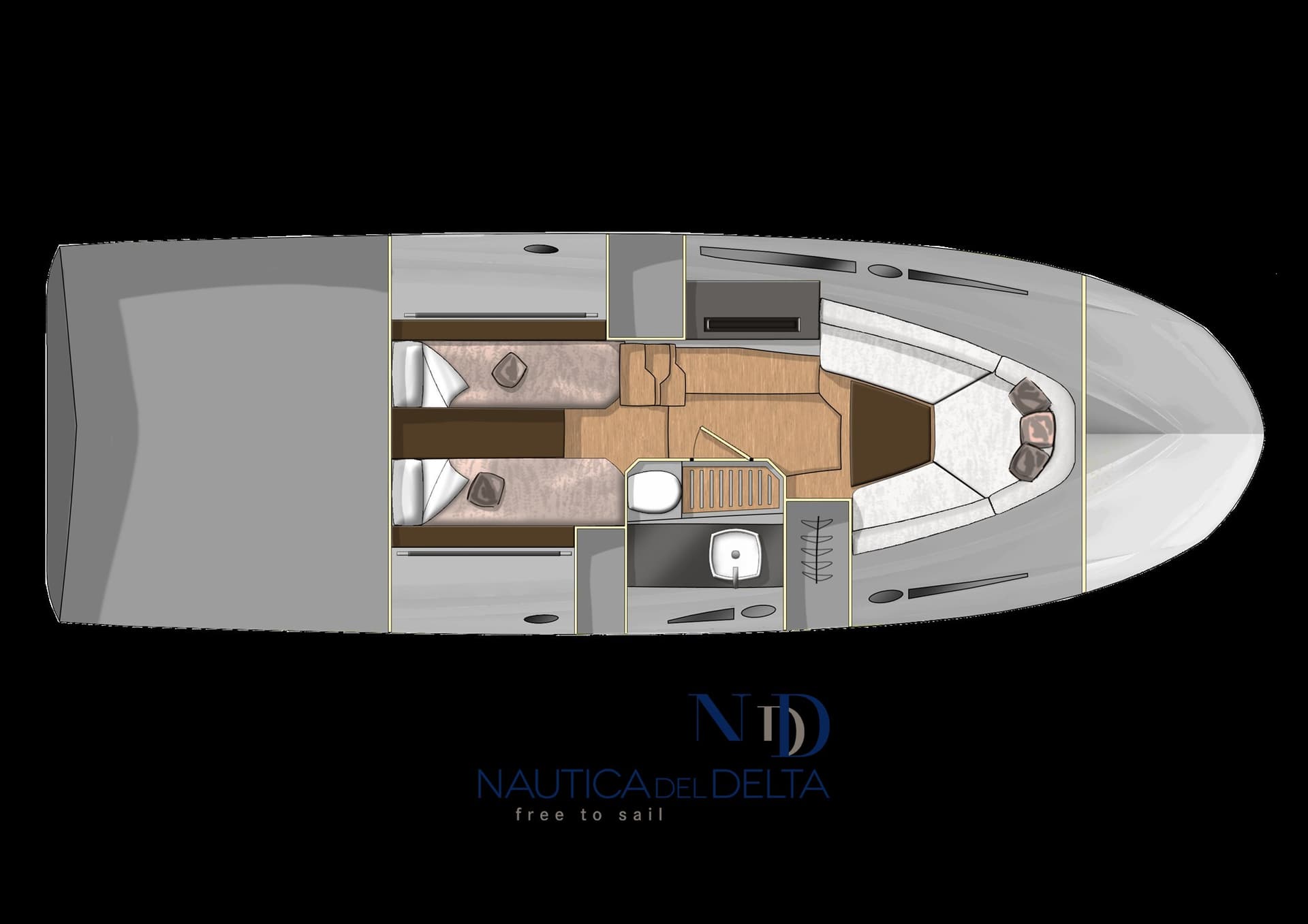 Sessa Marine Key Largo 34 - Deck View Sessa Marine Key Largo 34 - Deck View