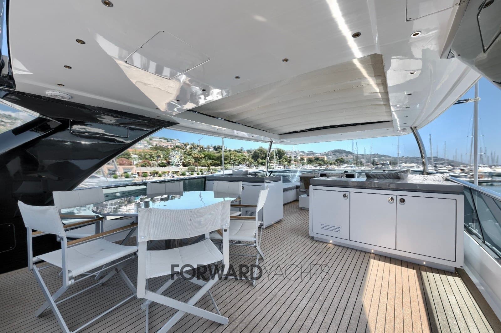 Amer Yachts Amer 94 Twin - Deck View Amer Yachts Amer 94 Twin - Deck View