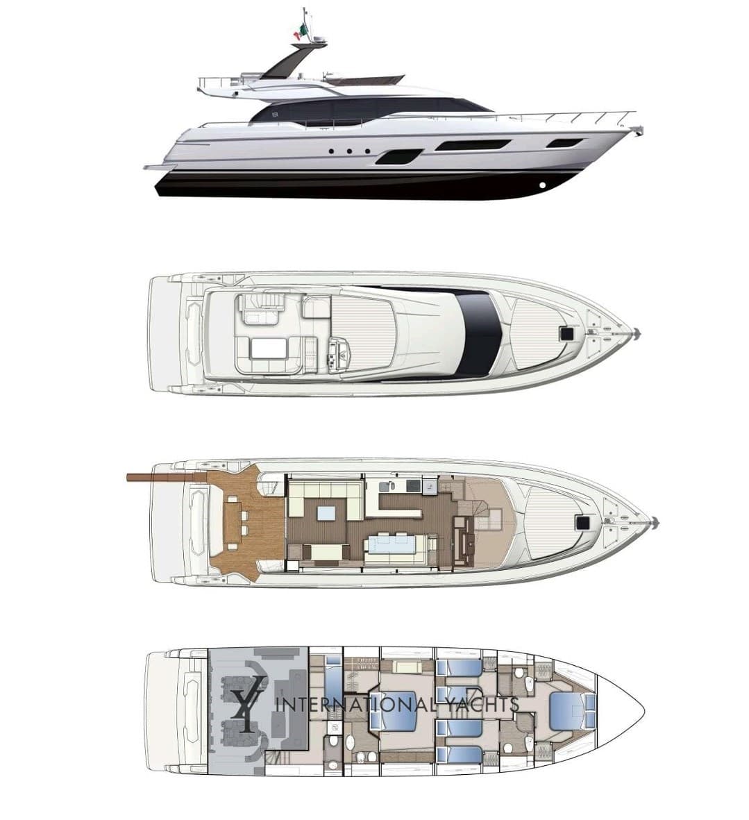 Ferretti Yachts Ferretti 700 gebraucht - Detail 2