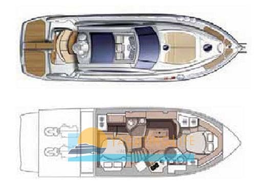 Cranchi Mediterranee 43 Hard Top - Interior View Cranchi Mediterranee 43 Hard Top - Interior View