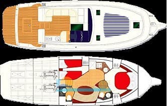 Cayman 43 Wa - Interior View Cayman 43 Wa - Interior View