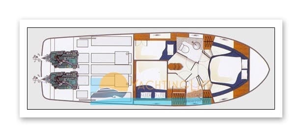 Galeon 390 Flying Bridge - Detail View 1 Galeon 390 Flying Bridge - Detail View 1