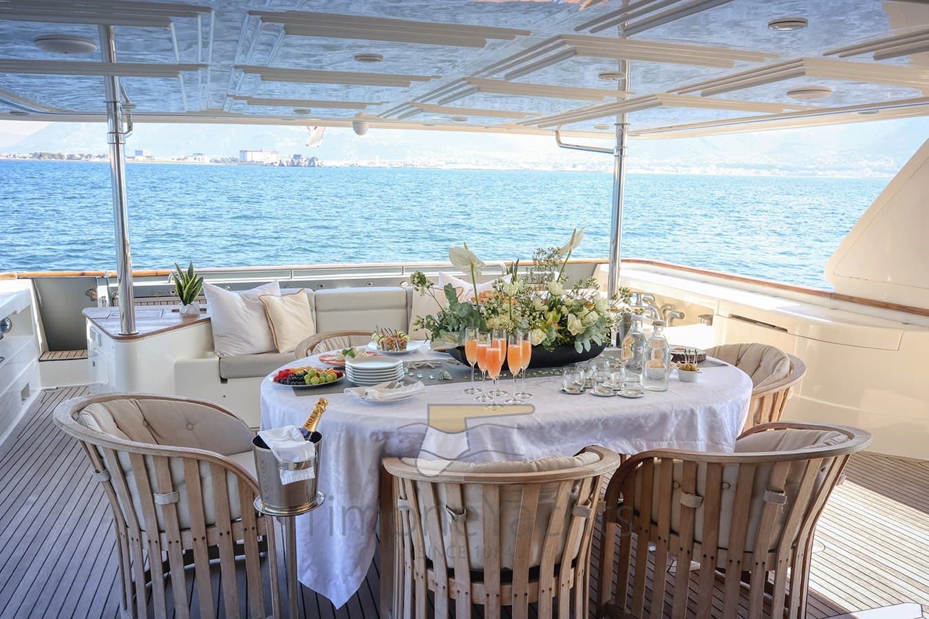 Custom Line Navetta 30 - Deck View Custom Line Navetta 30 - Deck View