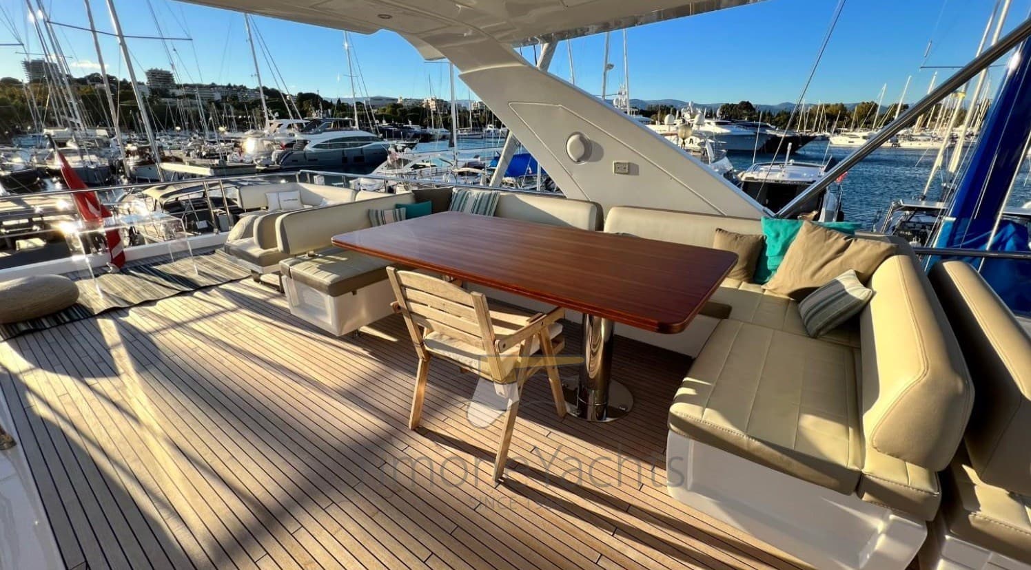 Azimut 72 Flybridge - Deck View Azimut 72 Flybridge - Deck View