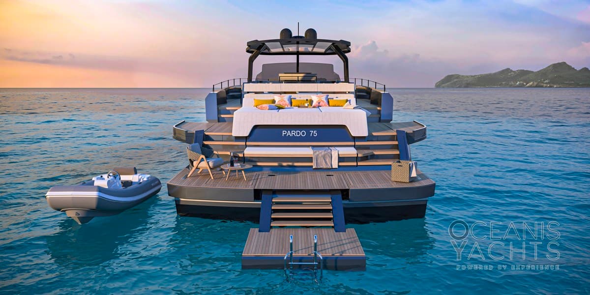 Pardo Yachts Gt 75 - Deck View Pardo Yachts Gt 75 - Deck View
