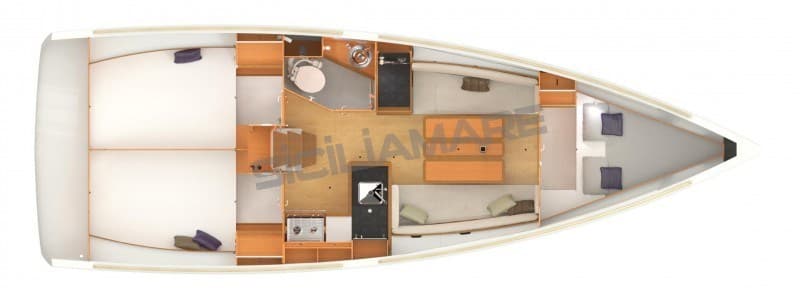 Jeanneau Sun Odyssey 349 usato - dettaglio 2