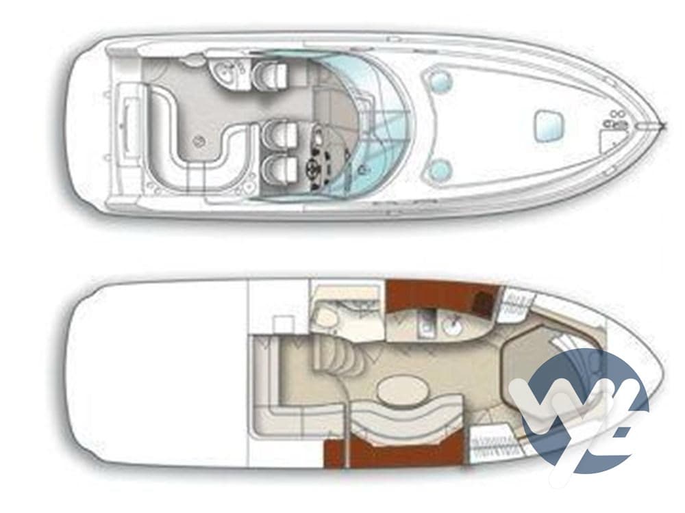 Sea Ray 375 Da Sundancer - Detail View 1 Sea Ray 375 Da Sundancer - Detail View 1