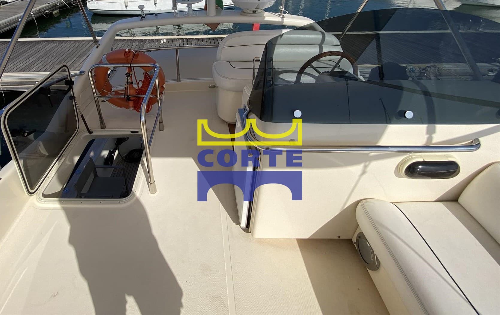 Portofino Marine 47 Fly - Deck View Portofino Marine 47 Fly - Deck View