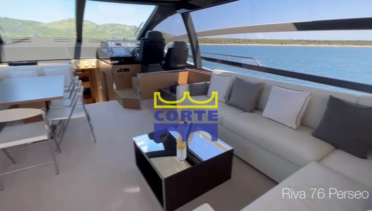 Riva Perseo 76 - Deck View Riva Perseo 76 - Deck View