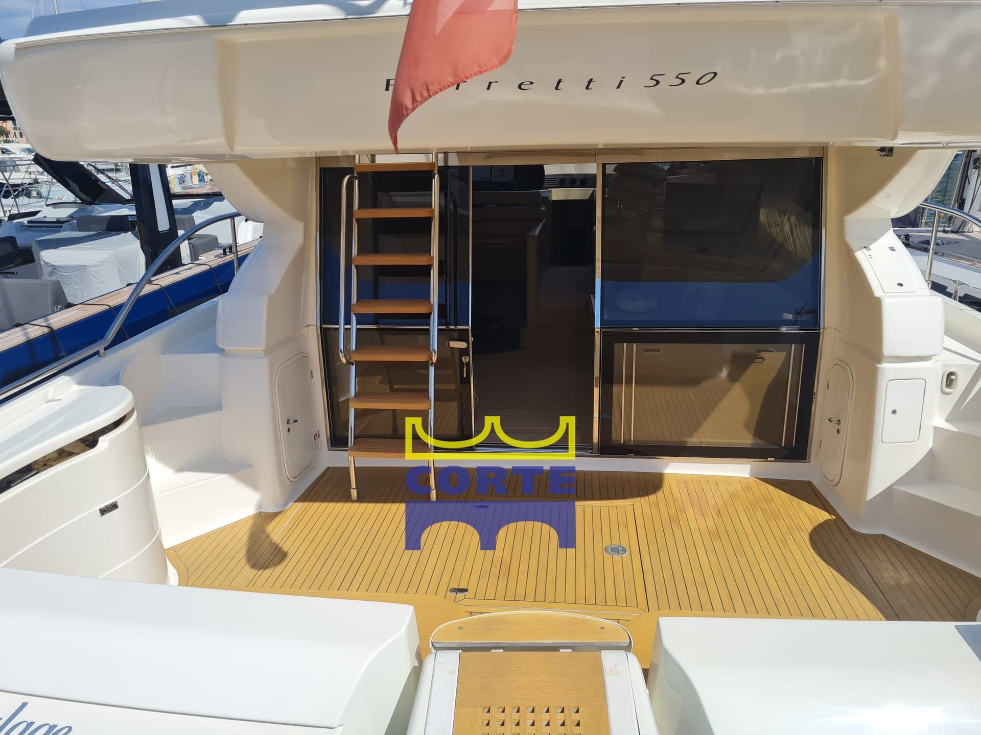 Ferretti Yachts 550 - Detail View 1 Ferretti Yachts 550 - Detail View 1