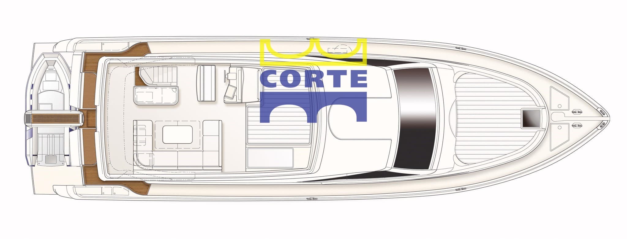 Ferretti Yachts 630 - Detail View 1 Ferretti Yachts 630 - Detail View 1