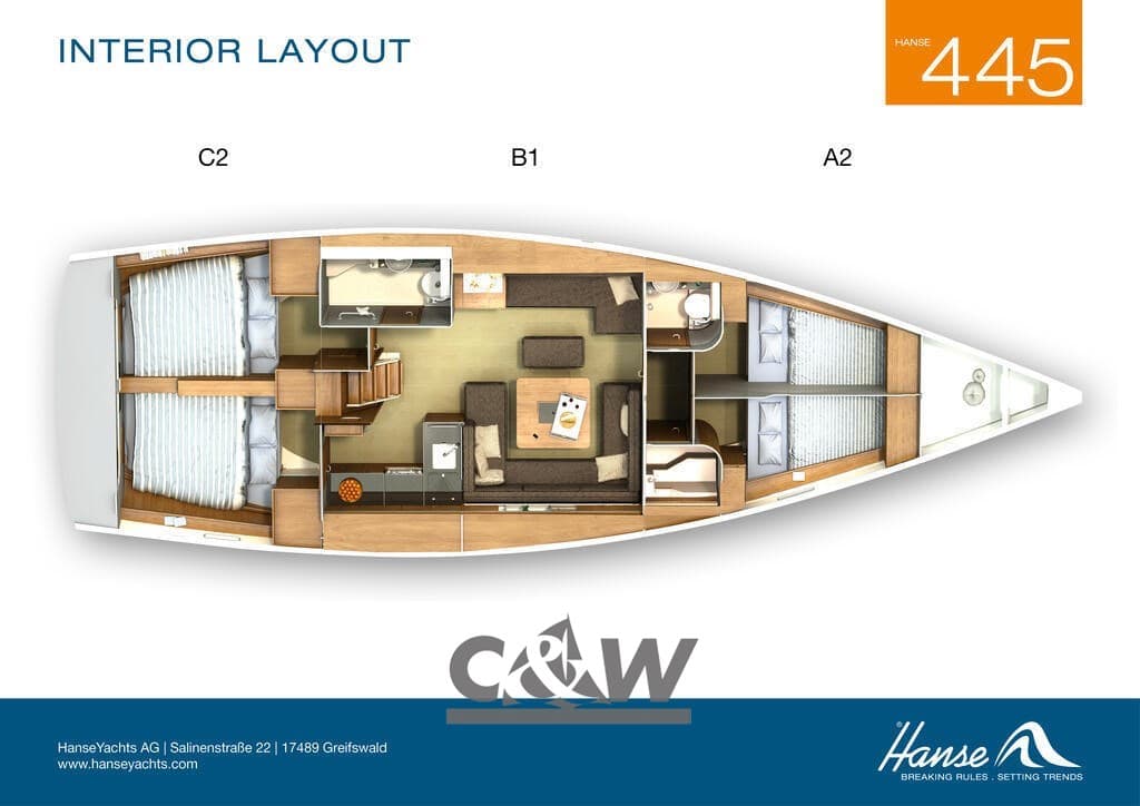 Hanse Hanse 445 usato - foto hero 15