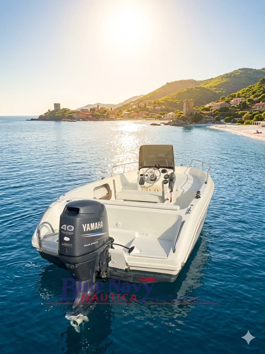 Barca 5.5mt Con Yamaha 40/60 Cv Del 2010 usato - dettaglio 1