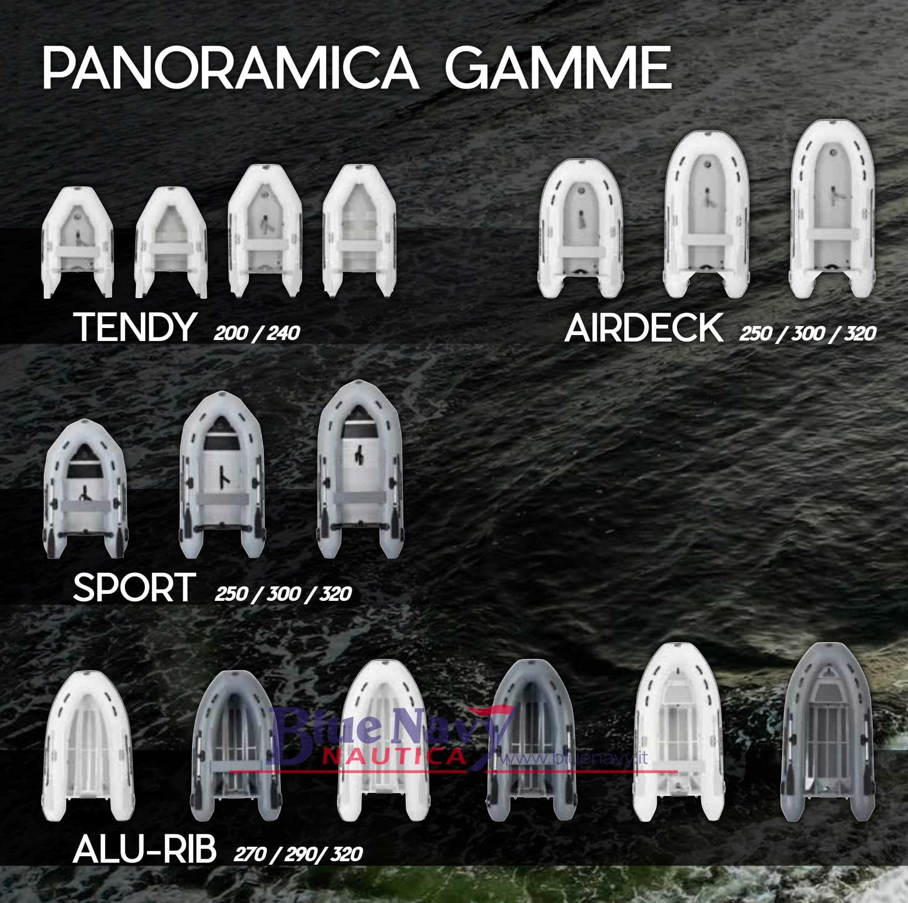 Quicksilver Gommoni 320cm-350cm Alu-Rib In Hypalon - Interior View Quicksilver Gommoni 320cm-350cm Alu-Rib In Hypalon - Interior View