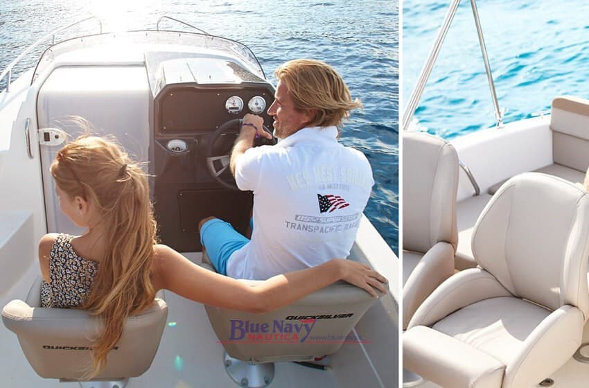 Quicksilver 505 Cabin - Deck View Quicksilver 505 Cabin - Deck View