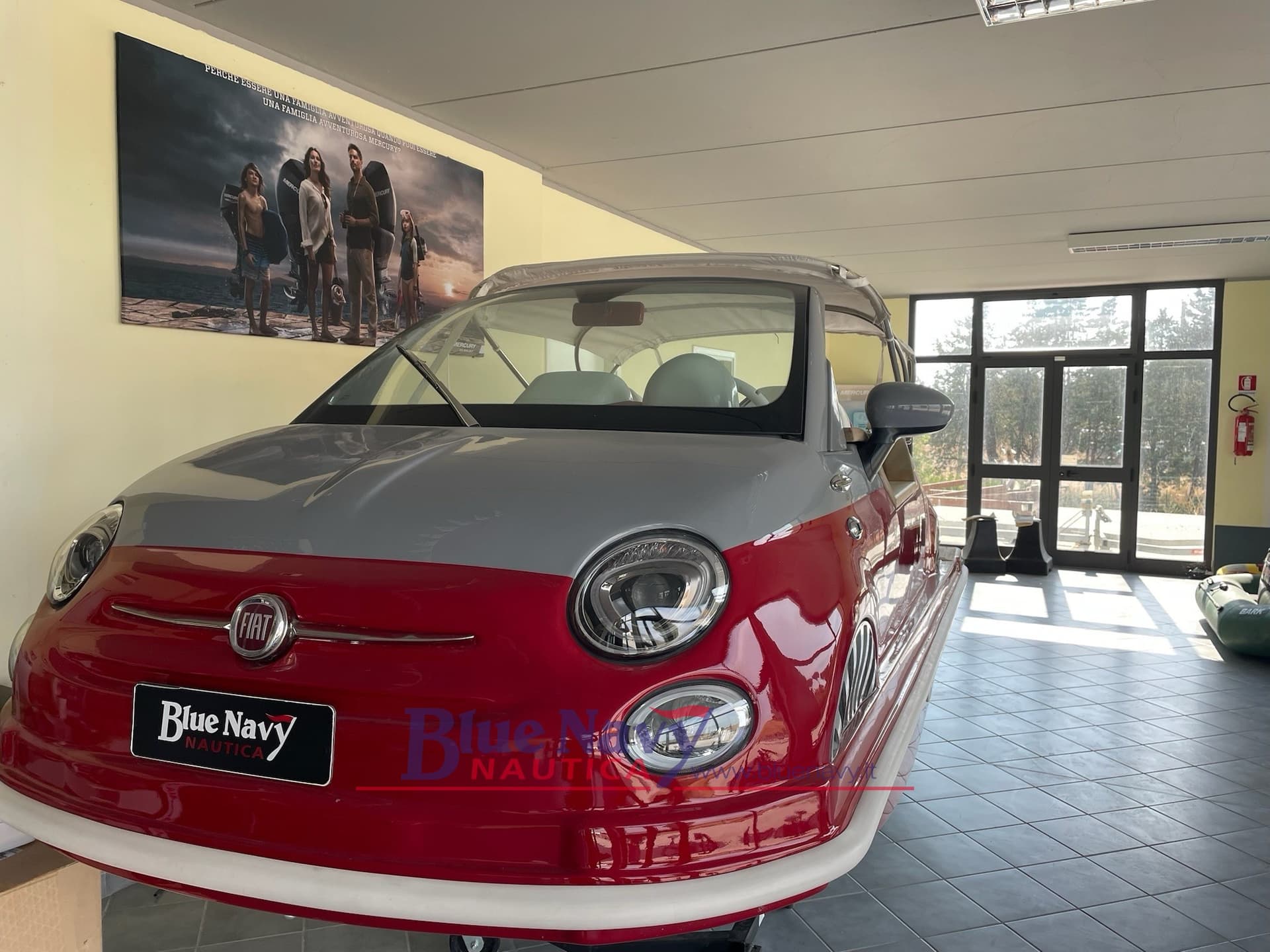 Nuova Fiat 500 Offshore Mercury 40 Pro Pronta Mare gebraucht - Detail 1