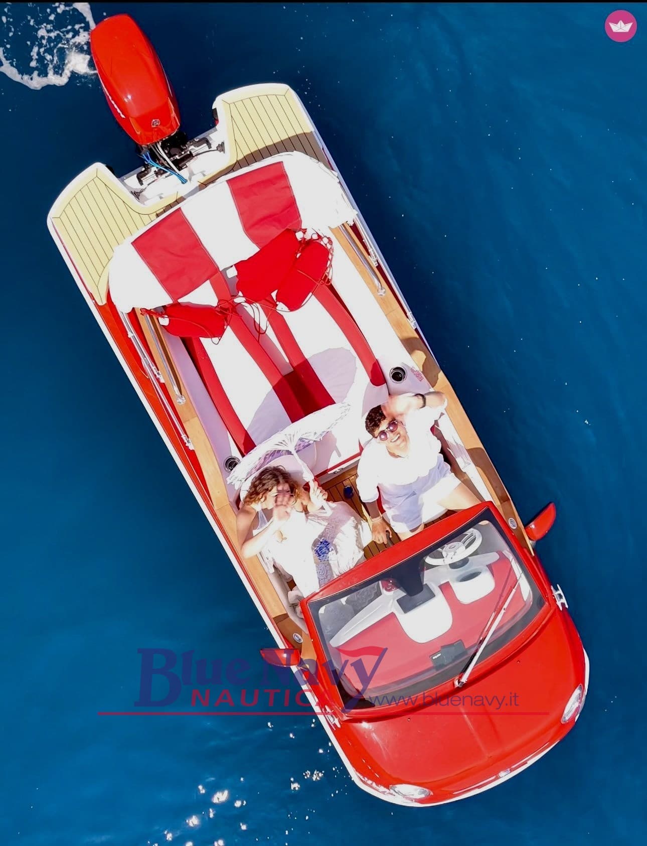 Nuova Fiat 500 Offshore Mercury 40 Pro Pronta Mare gebraucht - Detail 2