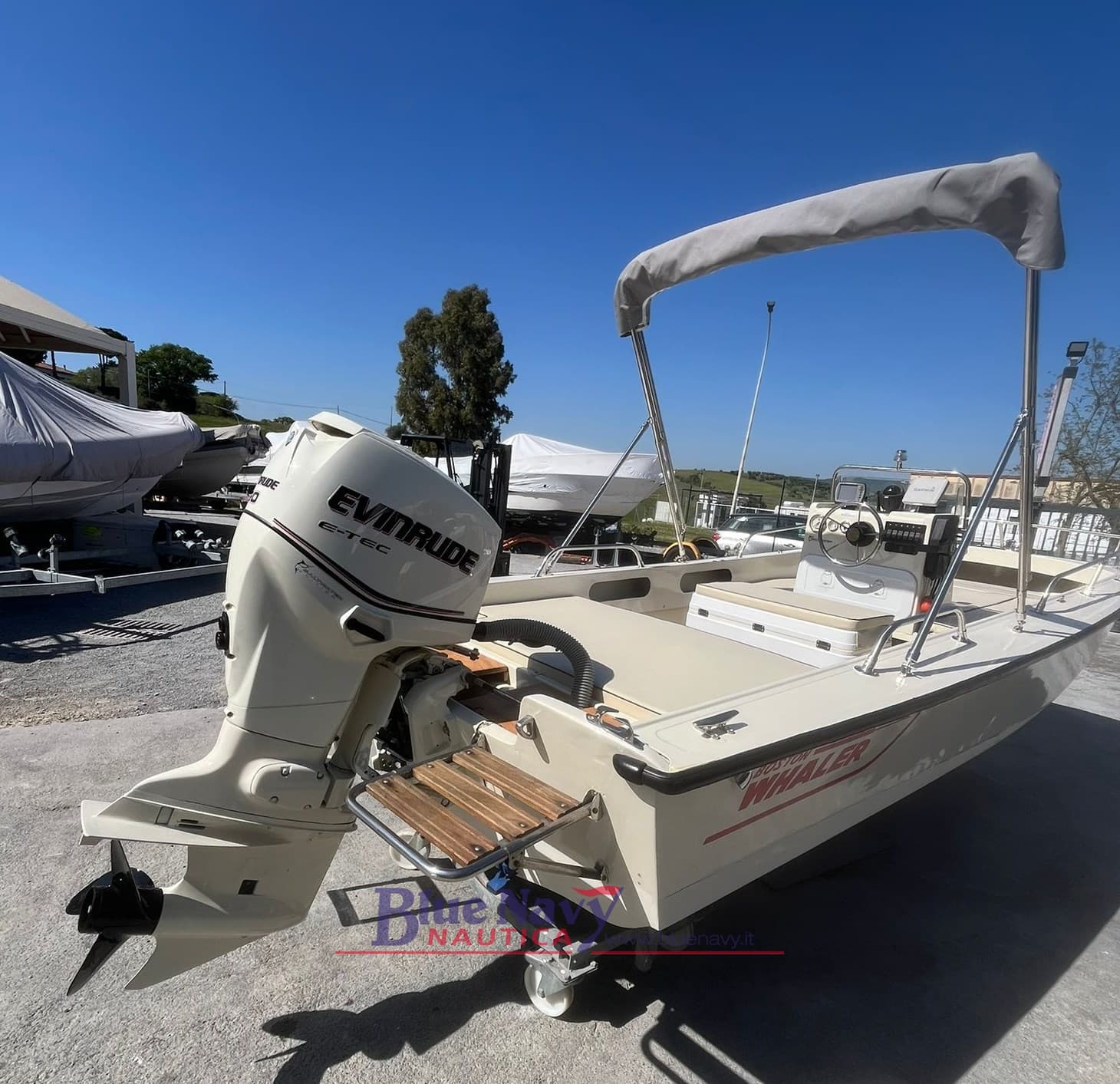 Boston Whaler 17 Montauk + Evinrude E Tec 90cv 2026 usato - dettaglio 2