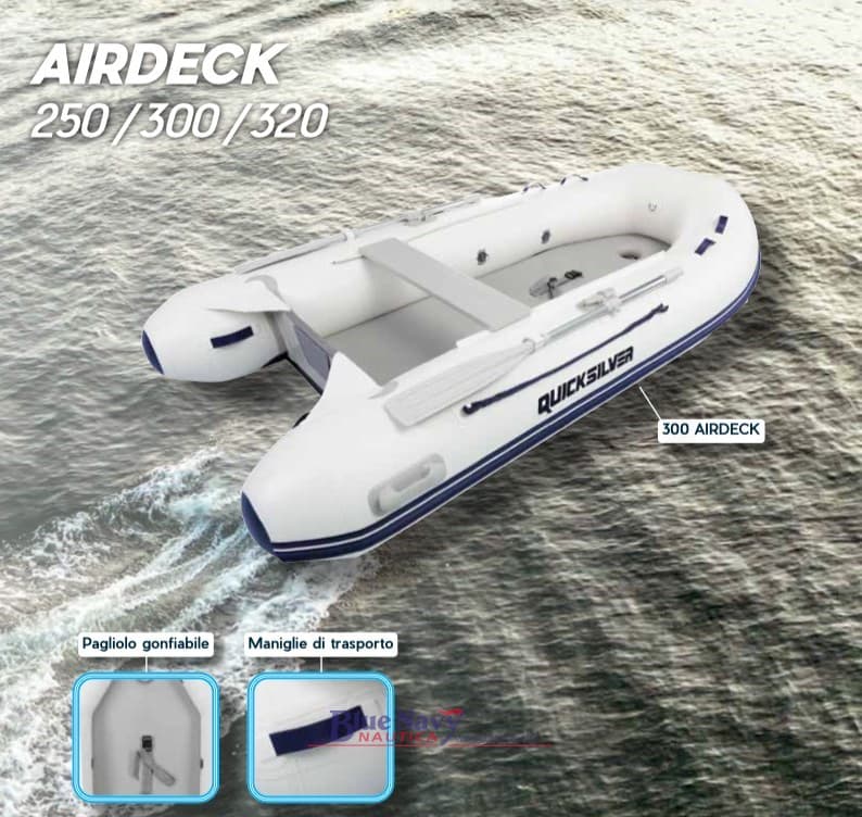 Quicksilver Tender Air Deck 250cm - 320cm Pagliolo Gonfiabile - Main View Quicksilver Tender Air Deck 250cm - 320cm Pagliolo Gonfiabile - Main View