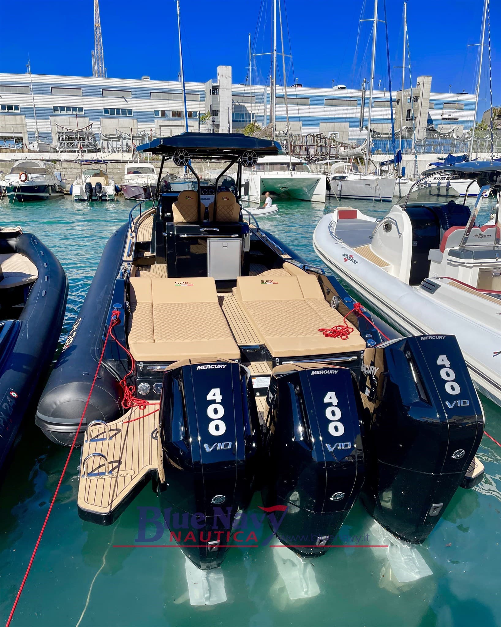 Spx 38 Luxuryrib - Deck View Spx 38 Luxuryrib - Deck View