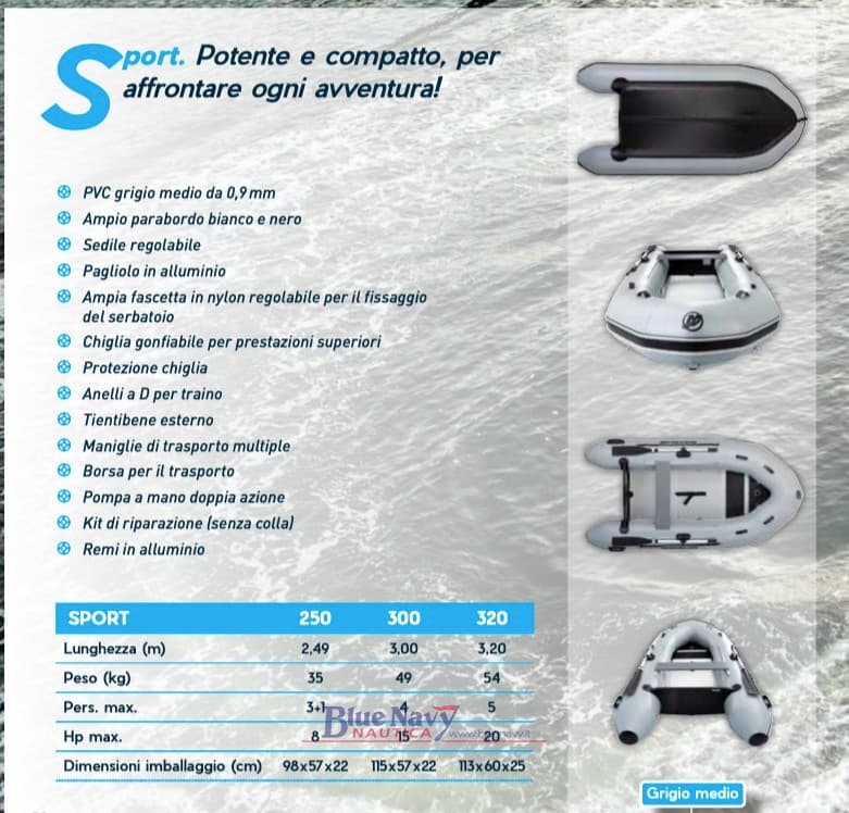 Quicksilver Tender Sport Da 250cm A 470cm usato - dettaglio 1