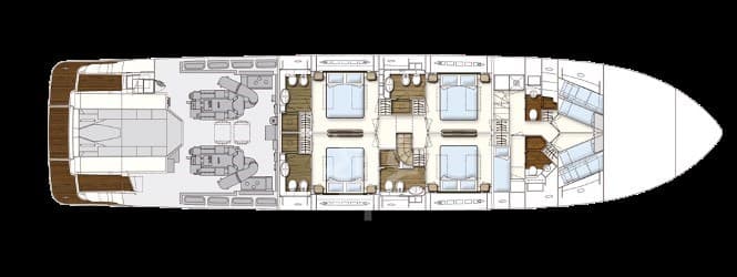 Ferretti Yachts 960 usato - dettaglio 2