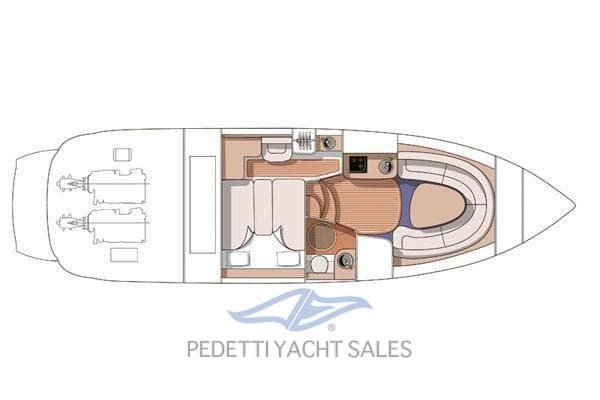 Cranchi Endurance 41 - Interior View Cranchi Endurance 41 - Interior View
