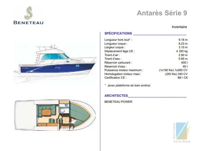 Beneteau ANTARES SERIE 9 usato - foto hero 21