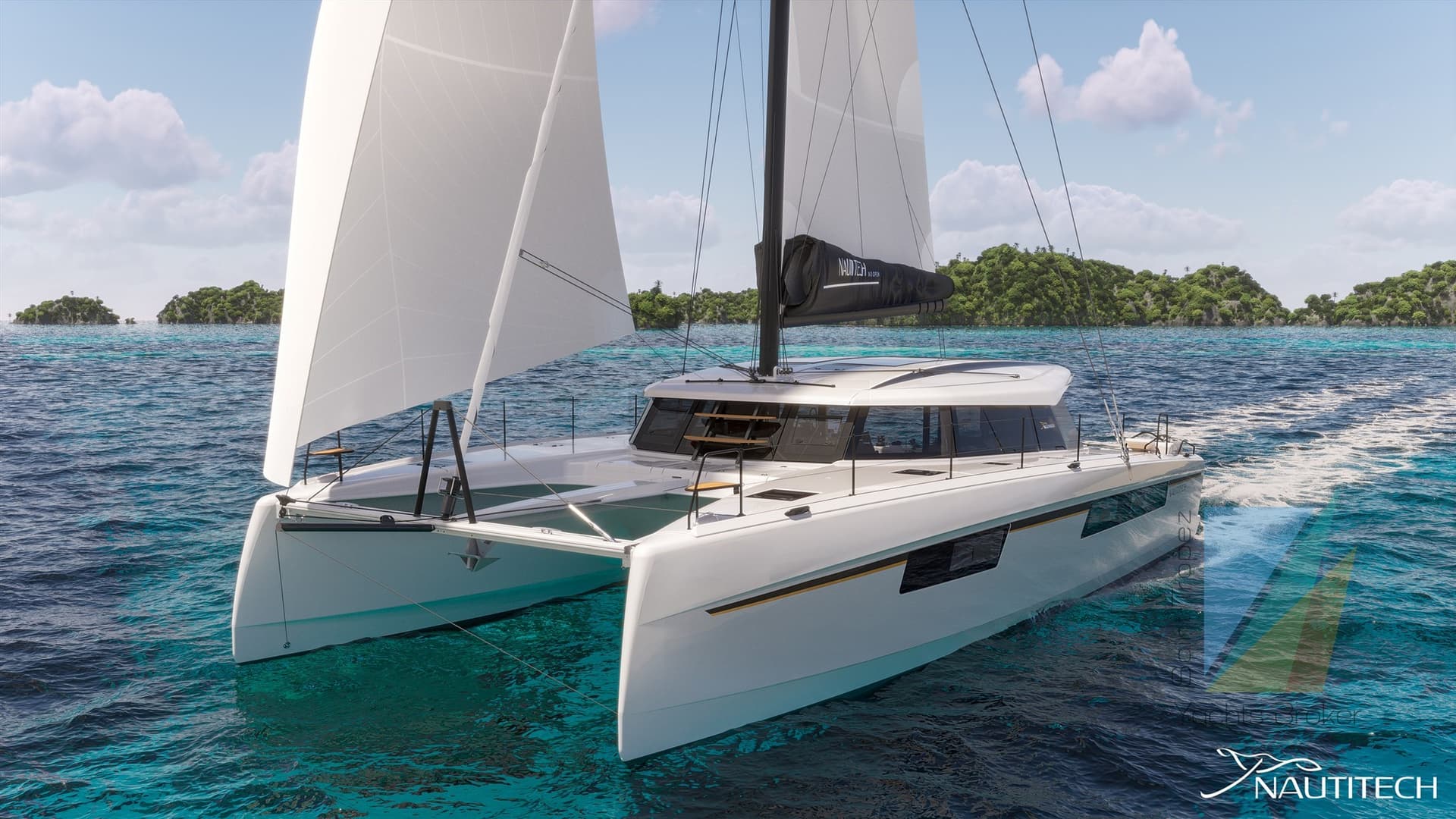 Nautitech Nautitech 48 Open - Detail View 1 Nautitech Nautitech 48 Open - Detail View 1