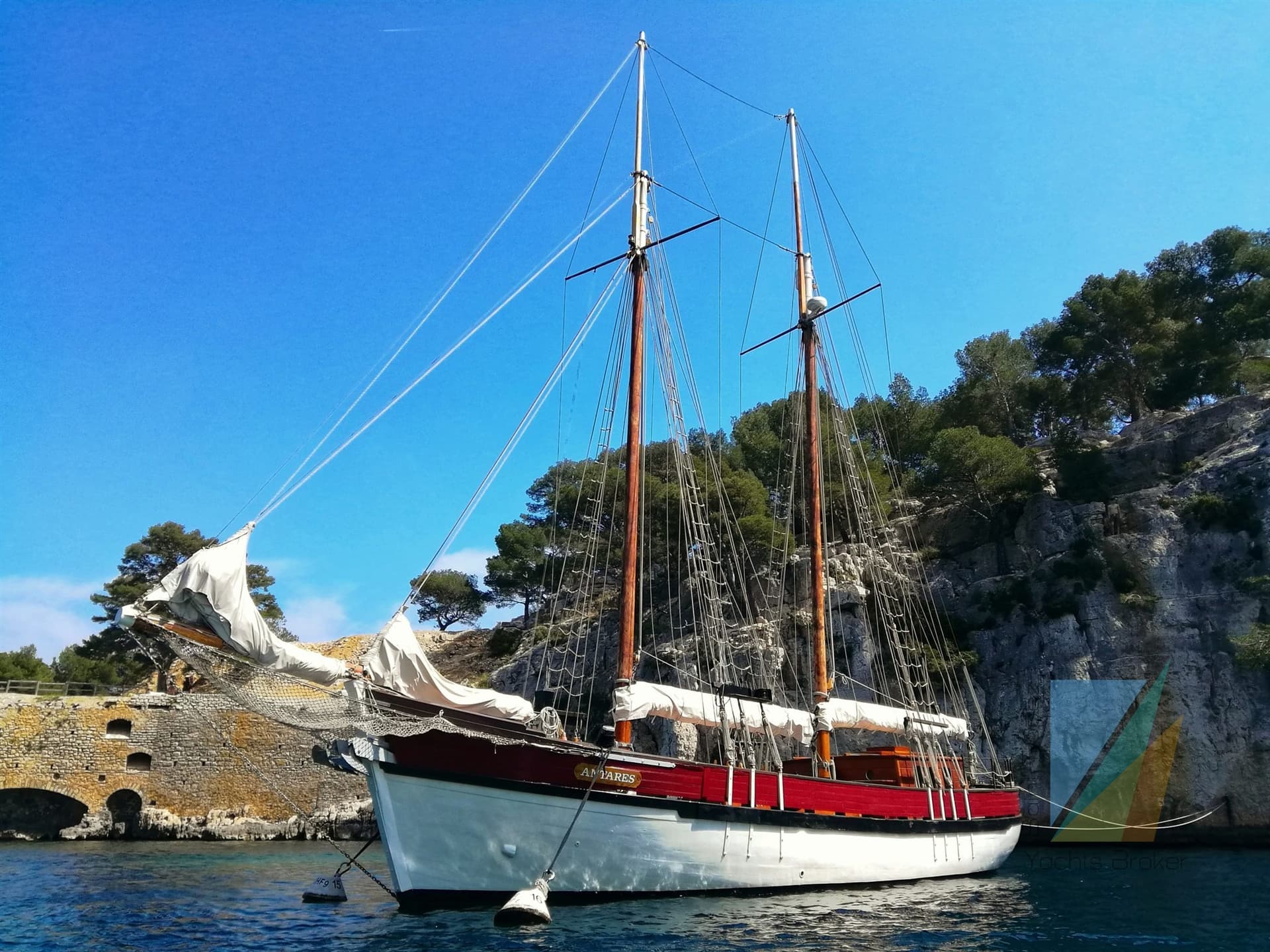 Brauer-Bützfleth Goélette Aurique - Deck View Brauer-Bützfleth Goélette Aurique - Deck View