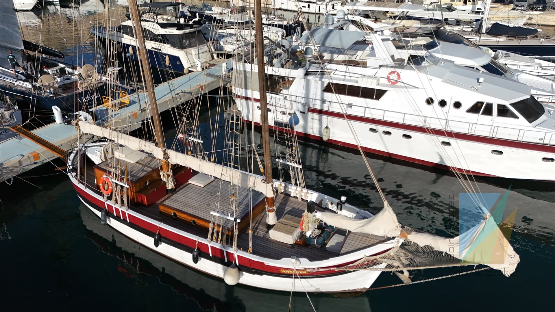 Brauer-Bützfleth Goélette Aurique - Interior View Brauer-Bützfleth Goélette Aurique - Interior View