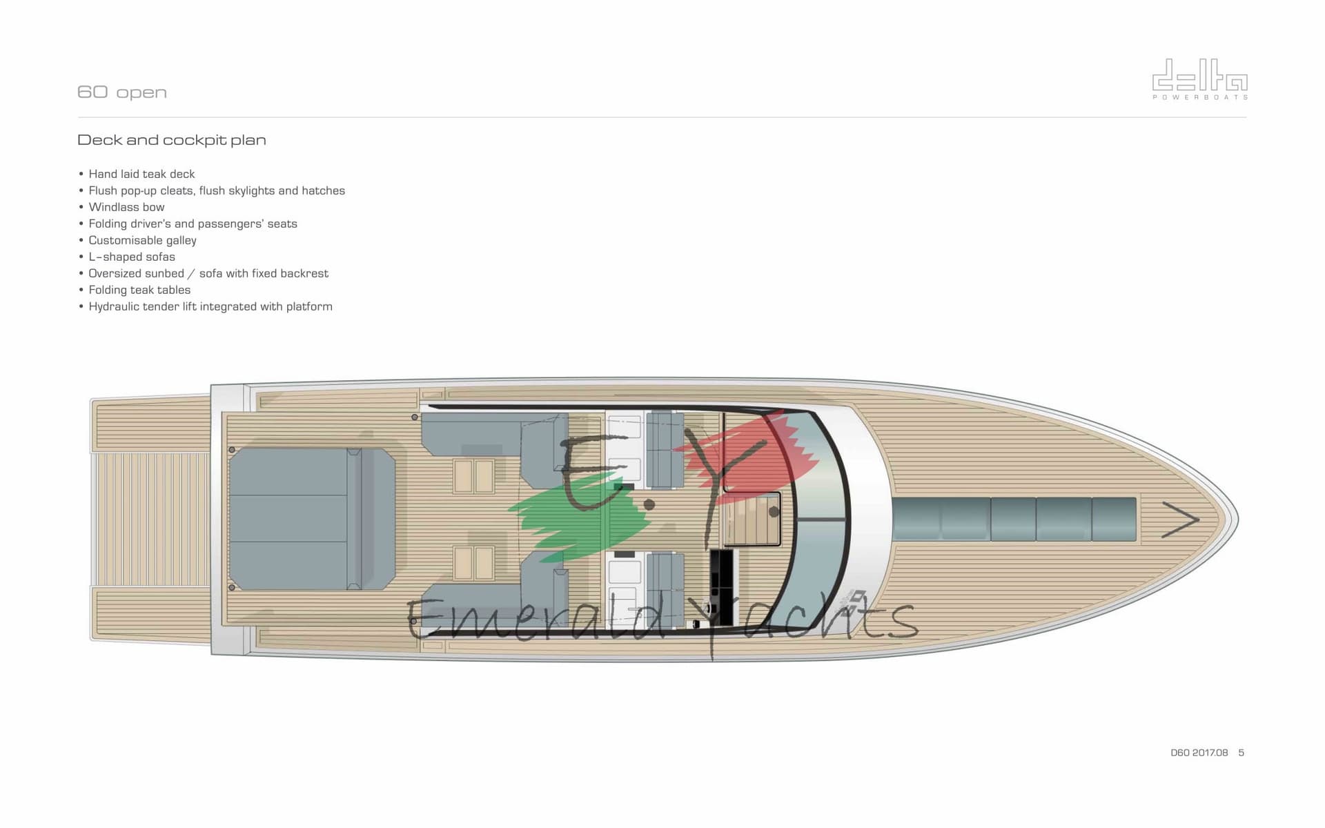 Delta Powerboats 60 Open usato - dettaglio 3