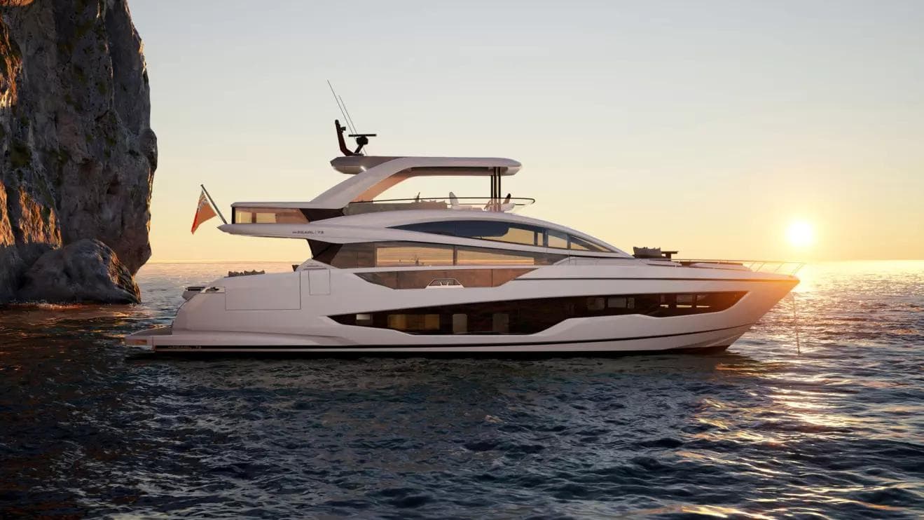 Pearl 73 kommt nach Cannes mit Terrassen und zwei Masterkabinen