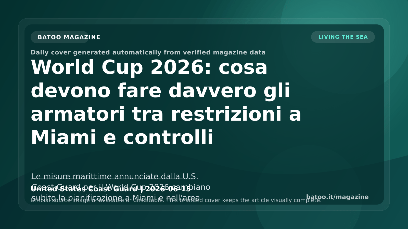 World Cup 2026: cosa devono fare davvero gli armatori tra restrizioni a Miami e controlli rafforzati a Seattle
