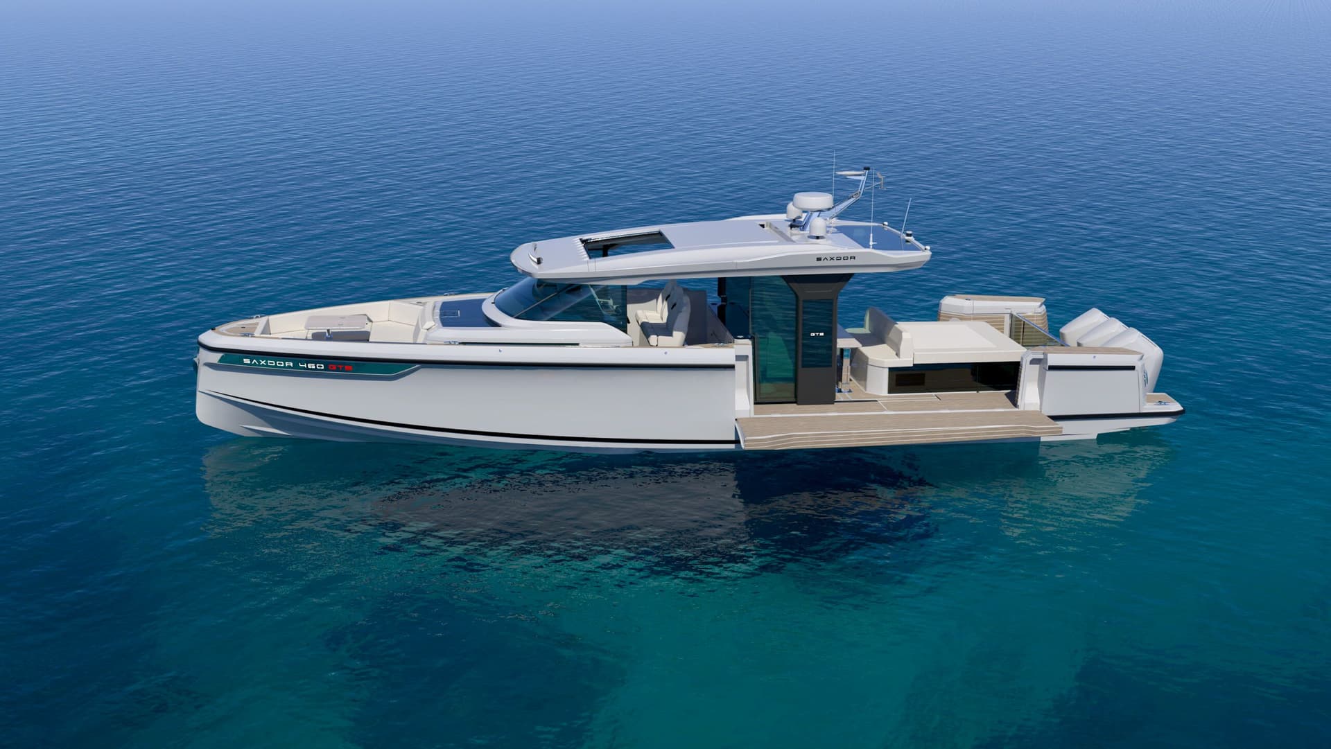 Saxdor 460 GTS oeffnet die Flaggschiff-Familie vor Cannes