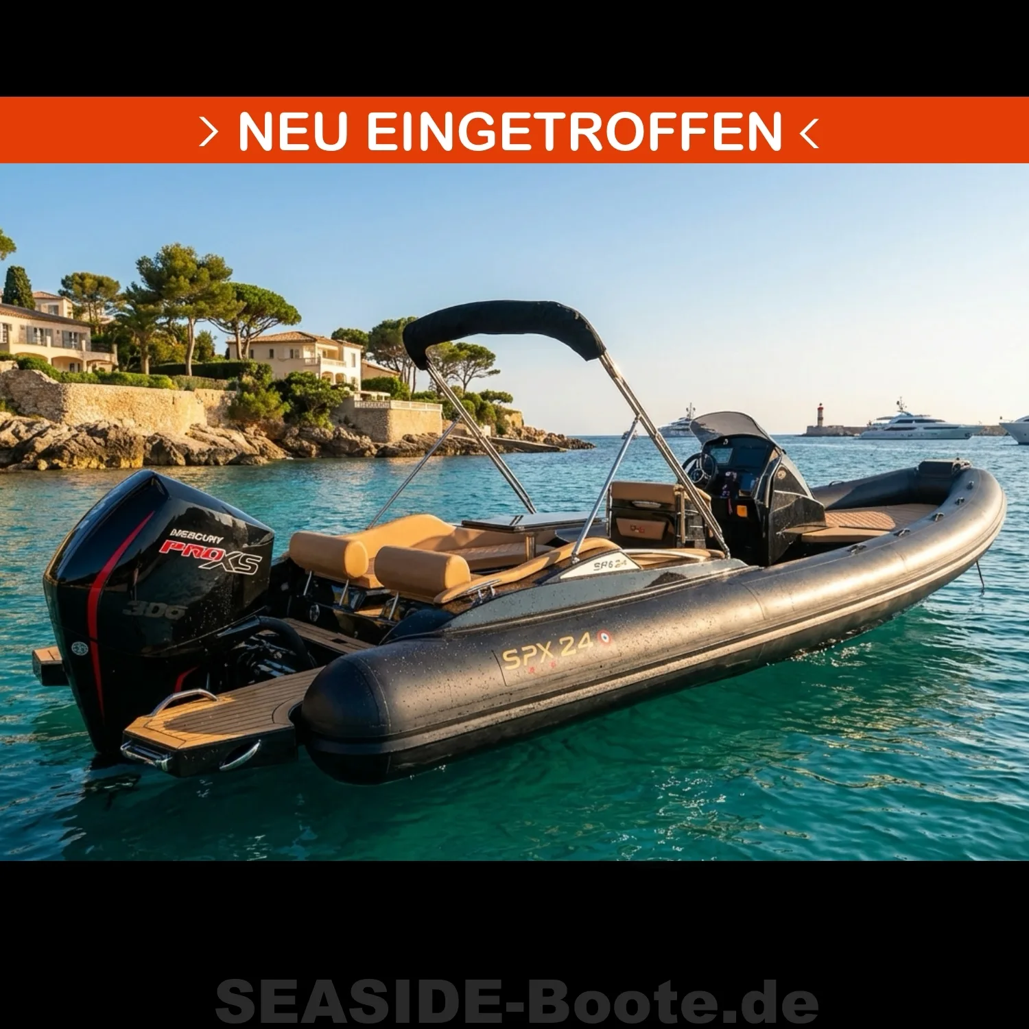 SPX RIB 24 Dinette mit Sonderausstattung und Mercury 300 PS neu - Foto 1